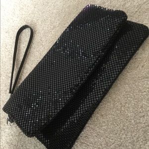 Shiny Black Evening Bag